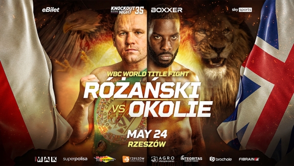 RÓŻAŃSKI - OKOLIE O PAS WBC 24 MAJA W RZESZOWIE!