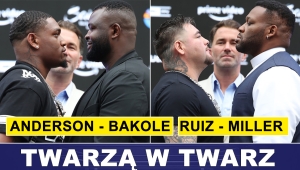 BAKOLE - ANDERSON / RUIZ - MILLER FACE OFF