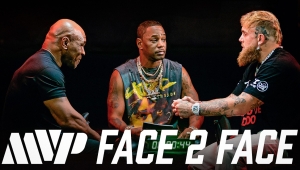 FACE TO FACE PRZED WALKĄ JAKE PAUL - MIKE TYSON