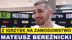 MATEUSZ BEREŹNICKI PRZED ZAWODOWYM DEBIUTEM