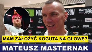 MATEUSZ MASTERNAK PRZED WALKĄ Z FLOYDEM MASSONEM