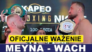 MEYNA - WACH: OFICJALNE WAŻENIE