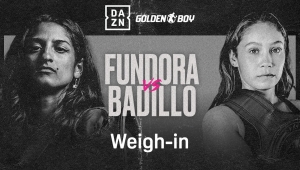 WAŻENIE PRZED WALKĄ FUNDORA - BADILLO O 4 PASY