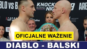 DIABLO - BALSKI. OFICJALNE WAŻENIE PRZED WALKĄ O PAS WBC