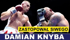 DAMIAN KNYBA PO WYGRANEJ Z MARCINEM SIWYM