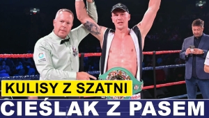 MICHAŁ CIEŚLAK ZDOBYWA PAS! - KULISY