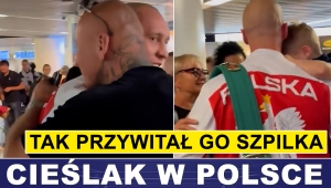 WIDEO. TAK SZPILKA POWITAŁ W POLSCE CIEŚLAKA Z PASEM