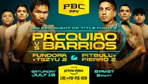 PBC ZAPOWIADA WALKĘ PACQUIAO - BARRIOS