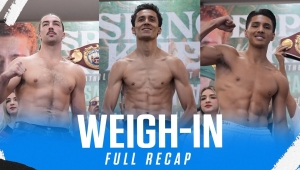 WAŻENIE PRZED GALĄ TOP RANK W MEKSYKU