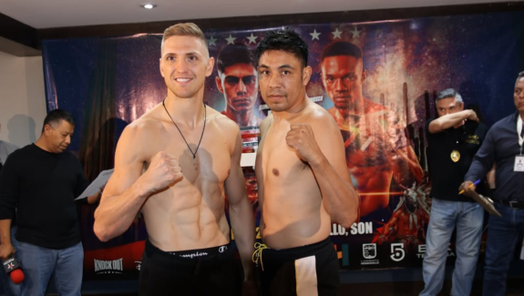 ZDJĘCIE. CZERKASZYN NA WAŻENIU PRZED POWROTEM NA RING