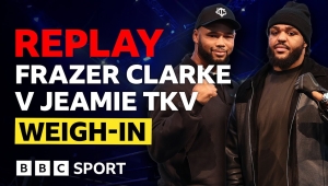 WAŻENIE PRZED WALKĄ CLARKE - TSHIKEVA