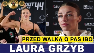 LAURA GRZYB PRZED WALKĄ O PAS IBO 