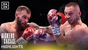 CACACE WYPUNKTOWAŁ DICKENSA, ZDOBYŁ PAS WBA