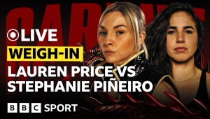 WAŻENIE PRZED WALKĄ PRICE - AQUINO O TRZY PASY